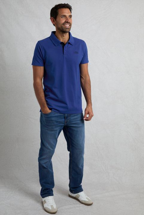Actual product image Weird Fish Mens Miles Pique Organic Polo Shirt (M)