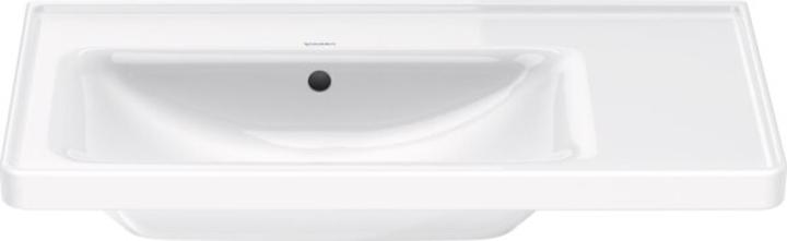 Produktbild Duravit Möbelwaschtisch D-NEO 800x480mm Be li m ÜL m HLB o HL weiss (480 mm, 800 mm)