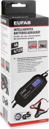 Produktbild Eufab Batterieladegerät (6V, 12V, 4 A)
