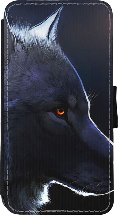 Actual product image PhoneLook Coque Wallet noir Wolf Shape (Apple iPhone XS Max)