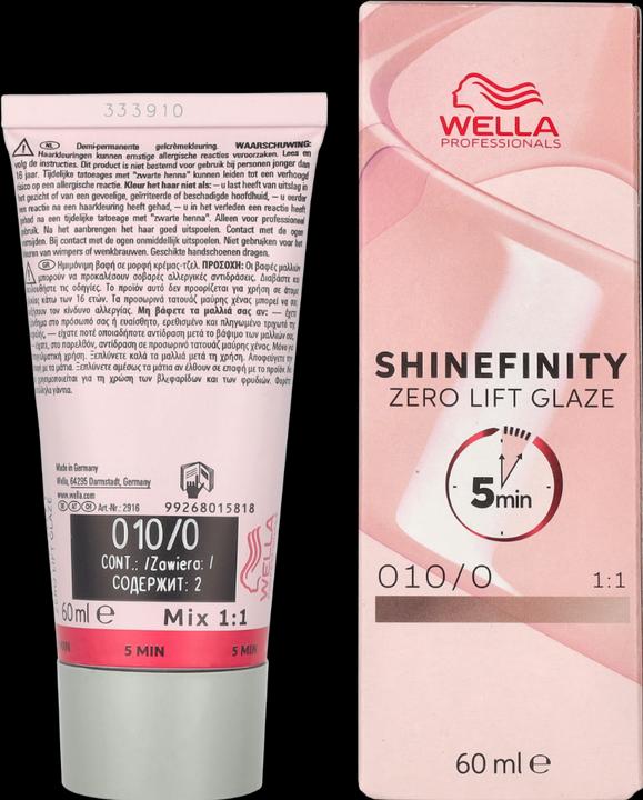 Produktbild Wella Professionals Shinefinity Zero Lift Glaze (10, 0 - Natural Flash)