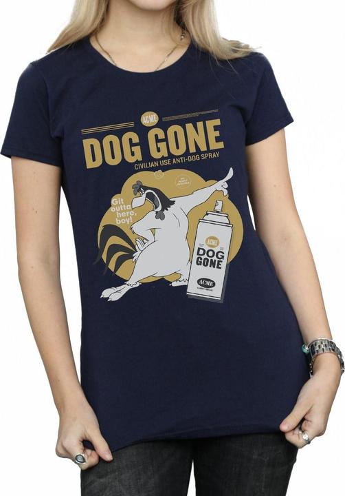 Actual product image Looney Tunes Womens/Ladies Foghorn Leghorn Dog Gone Cotton T-Shirt (L)