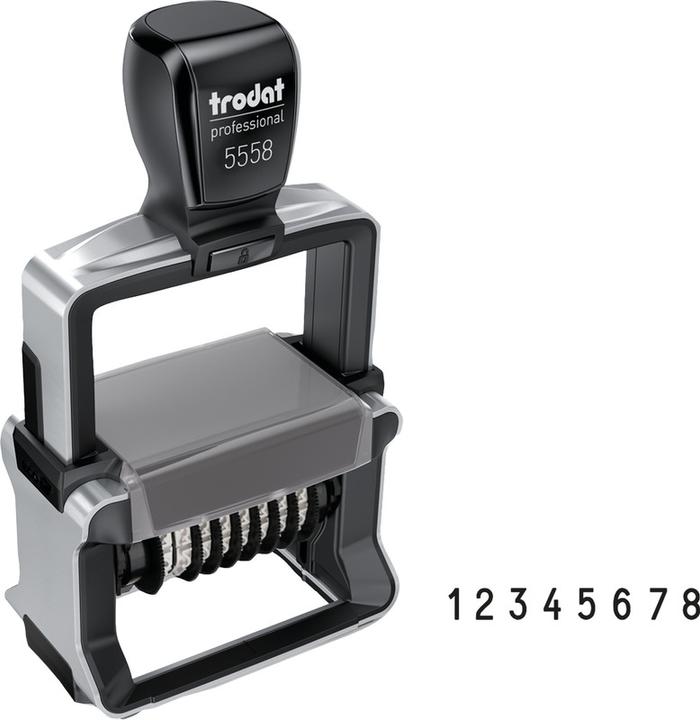 Actual product image Trodat Professional 4.0 self-inking numeral band stamp