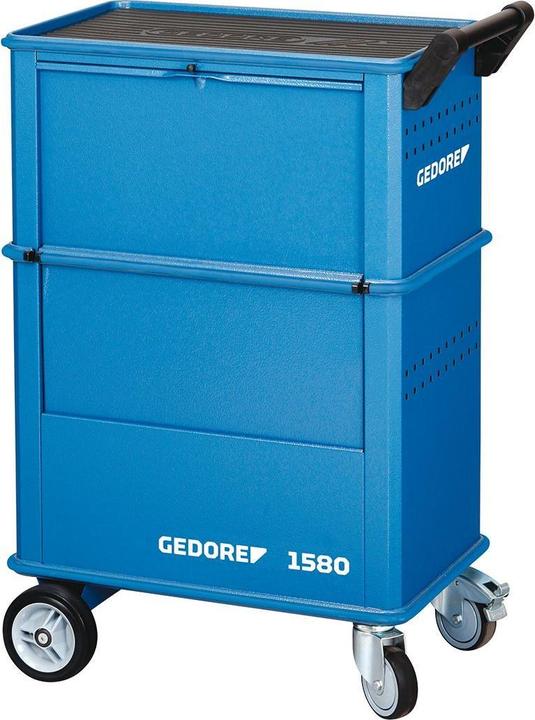 Actual product image Gedore Tool trolley 1580 W625xD400xH930mm 300 kg 4 drawers 1 steel plate (1 x)