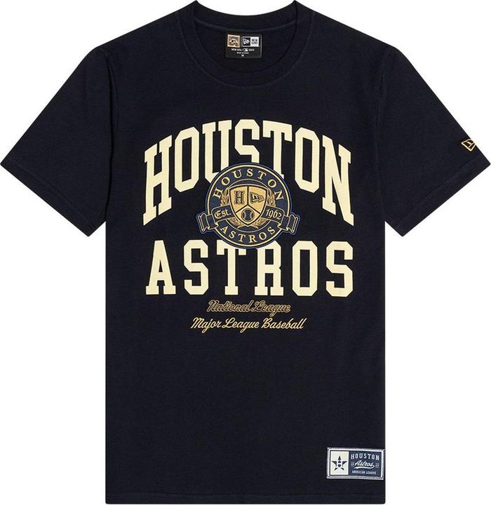 New Era MLB Shirt - LETTERMAN Houston Astros - M (M)