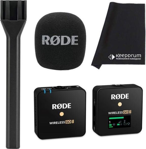 Actual product image RØDE Wireless GO II Single with Interview GO and cloth