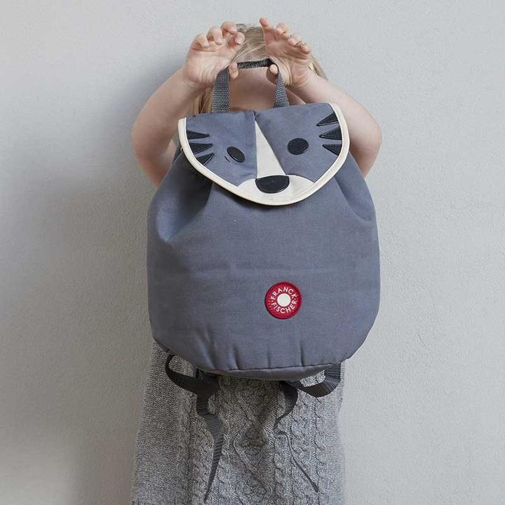 Actual product image Franck Fischer Kindergarten backpack Laban Grey Tiger