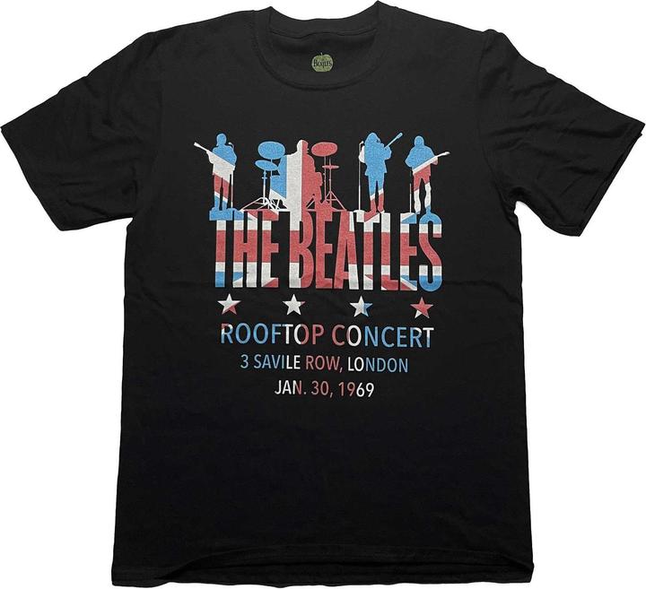 Unisex Adult Rooftop Flag Cotton T-Shirt (M)