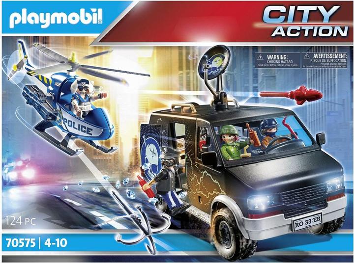 Actual product image Playmobil 70575 Police helicopter chase (70575, Playmobil City Life)