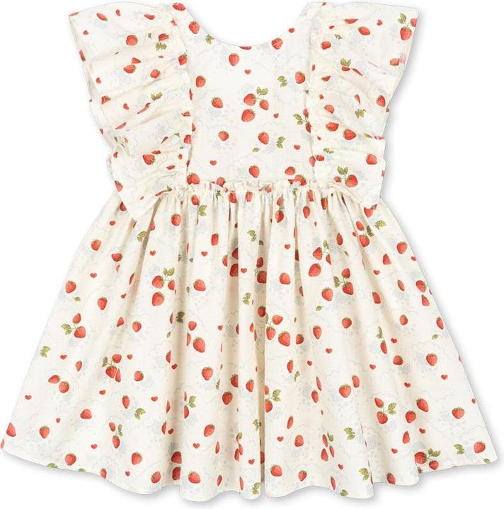 Actual product image Konges Slojd Evia Kleid Mit Schleife Marmalade (110)