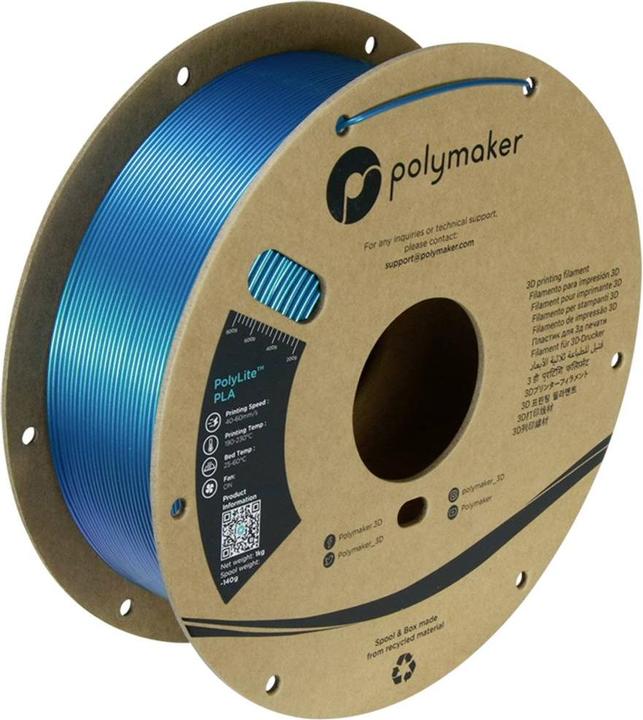 Immagine prodotto Polymaker PolyLite PLA Starlight (PLA, 1.75 mm, 1000 g, Multicolore)