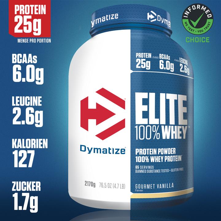 Immagine prodotto Dymatize Elite Whey (Vaniglia, 1 pz., 2170 g)