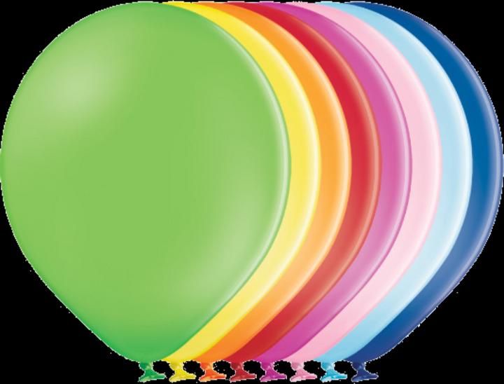 Image du produit Belbal 25 ballons ronds décoratifs Ø 33 cm PASTEL ASSORTI