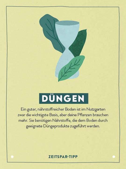 Actual product image Card set: No time to garden - 64 cards - Quick and easy to a vegetable garden (German)