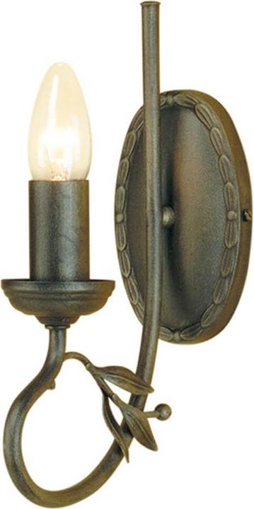 Elstead Lighting Olivia wandlamp E14 zwart, goud, Made in UK (E14)