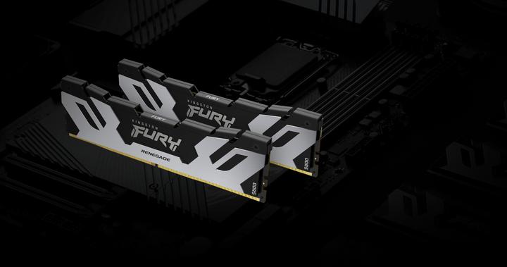 Image du produit Kingston 16Go 7600MT/s DDR5 CL38 DIMM FURY Renegade Silver XMP (1 x 16GB, 7600 MHz, RAM DDR5, DIMM)