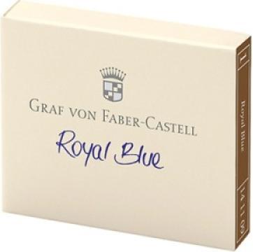 Produktbild Graf von Faber Castell Tintenpatrone königsblau killerbar 6Stück, nicht dokumentenecht (Füllertinte, Königsblau)