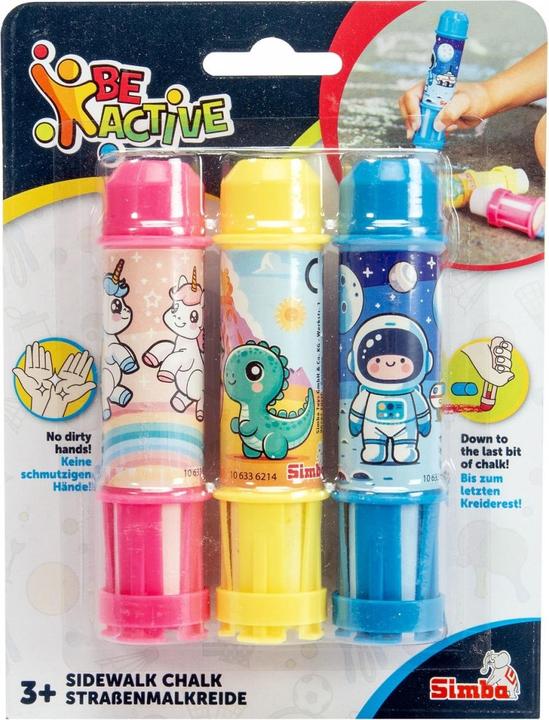 Immagine prodotto Simba 3 supporti per gessetti da marciapiede (Multicolore, 3 x)