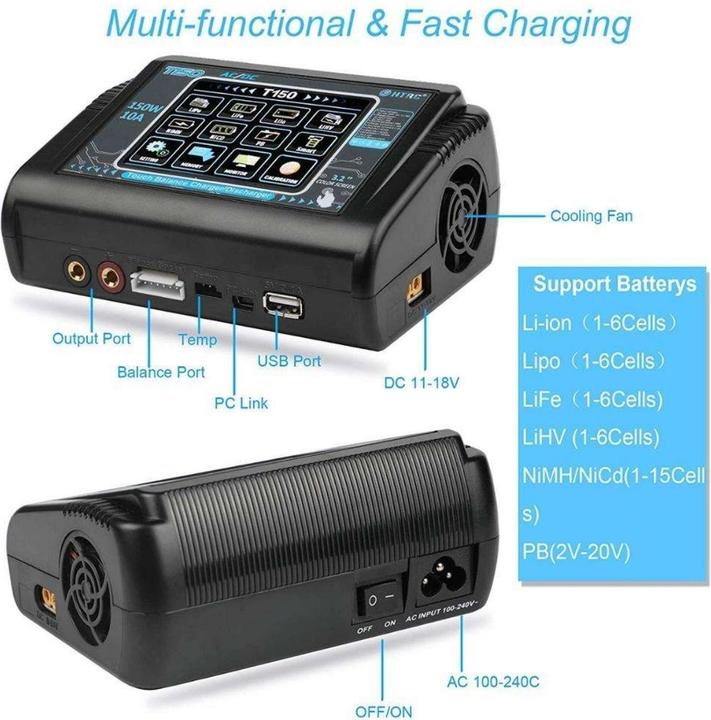 Produktbild HTRC Chargeur Touch T150 150W (10A)