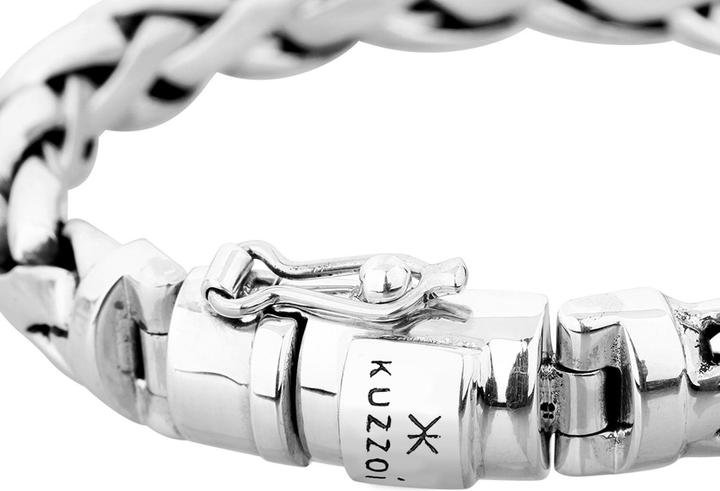 Immagine prodotto Kuzzoi Bracciale di base, attorcigliato (19 cm, Argento 925)
