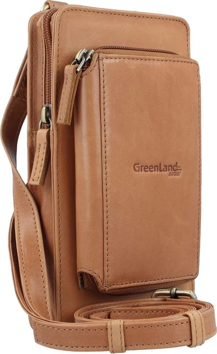 Produktbild Greenland Nature Nature Soft Handytasche Geldbörse Leder 11 cm