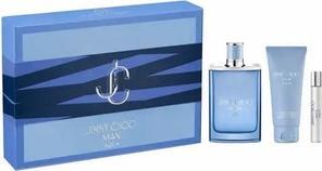 Produktbild Jimmy Choo Man Aqua Eau De Toilette Spray 100ml Set 3 Stück - Men's Fragrance (Eau de Toilette, 100 ml)