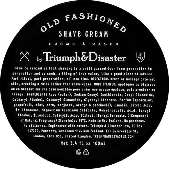 Immagine prodotto Triumph & Disaster Old Fashioned (100 ml, Schiuma da barba)