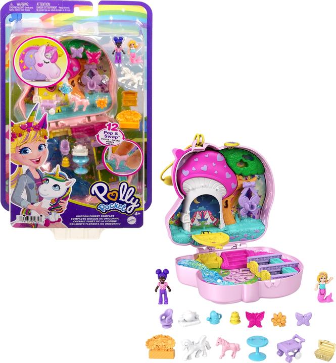 Productafbeelding Polly Pocket Eenhoorn theekransje