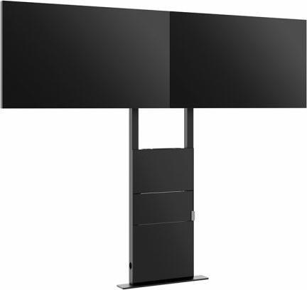 Actual product image Hagor Stand system 600x400mm black 2x 55kg/2x 55-65"/floor/wall mounting (Ground, Wall, 65", 110 kg)