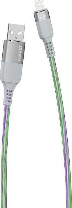 Actual product image Dudao cable USB Type C 2.1A 2m white (L4T 2m white) (2 m, USB 2.0)