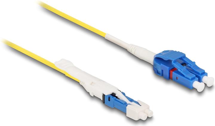 Actual product image Delock Fibre optic cable CS connector to LC duplex UPC singlemode G657A2 / OS2 Uniboot 2 m (CAT6, 2 m)