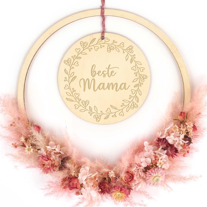 Produktbild Geschenkkörbe CH Flower Loop Muttertag "Beste Mama", rosa