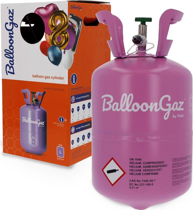 Produktbild Folat Einweg Helium-Flasche für 12 - 30 Ballons»
