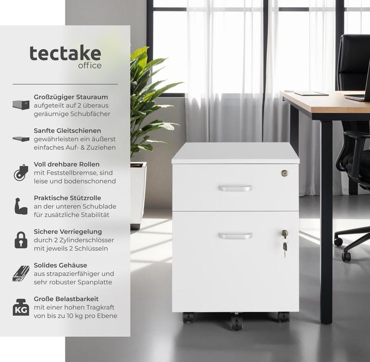 Actual product image tectake Vagur (40 x 46 x 54.5 cm)