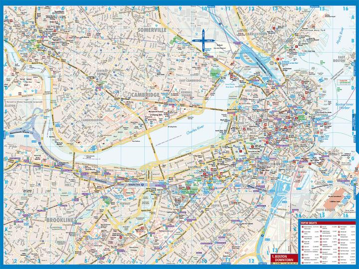 Produktbild Boston 1 : 11 000. City Centre Map 11000