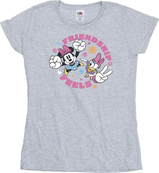 Actual product image Disney Womens/Ladies Minnie Mouse Daisy Friendship Cotton T-Shirt (M)
