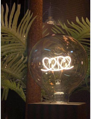Image du produit Illurbana Glow Double Hearts debout (E27, 4 W, 300 lm, 1 x, G)