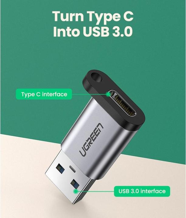 Actual product image Ugreen Jack Adapter (USB 3.0, 5 W)
