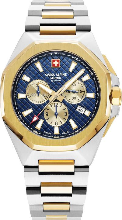 Immagine prodotto Swiss Alpine Military 7005.9145 Cronografo da uomo Typhoon 42mm 10ATM (Cronografo, 42 mm)