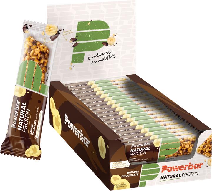 Actual product image Powerbar Natural Protein (Banana, Chocolate, 18 pcs., 720 g)