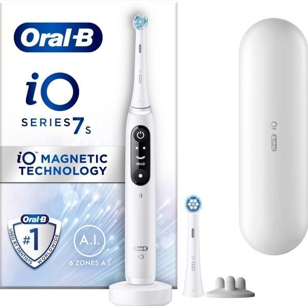 Oral-B Eltandbørste iO7S Blanc (Brosse à dents oscillo-rotative)