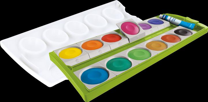 Produktbild Pelikan Farbkasten 12ST K12G grün (Mint, 12 ml)