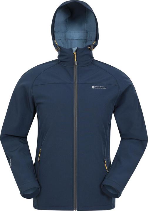 Actual product image Mountain Warehouse Mens Exodus Waterproof Soft Shell Jacket (XS)