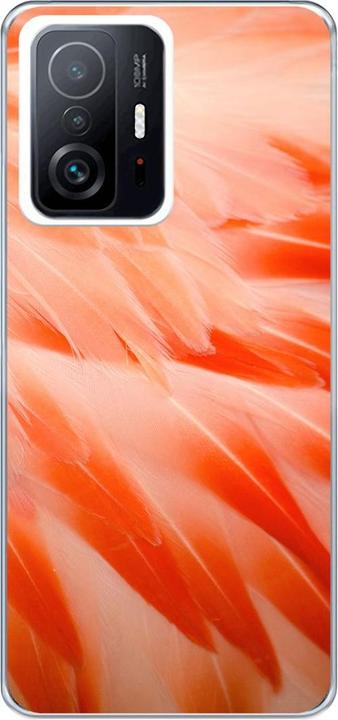 Flamingo Federn