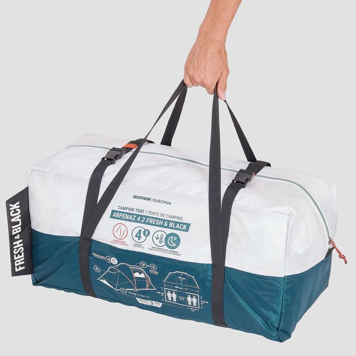 Actual product image Quechua ARPENAZ 4 2 FB (Inflatable tent, 12.50 kg, 4 persons)