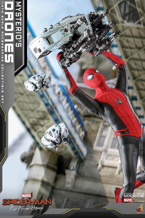 Actual product image Hot Toys Spider-Man: Far From Home "Mysterio's Drones" 1/6 Accessory Set
