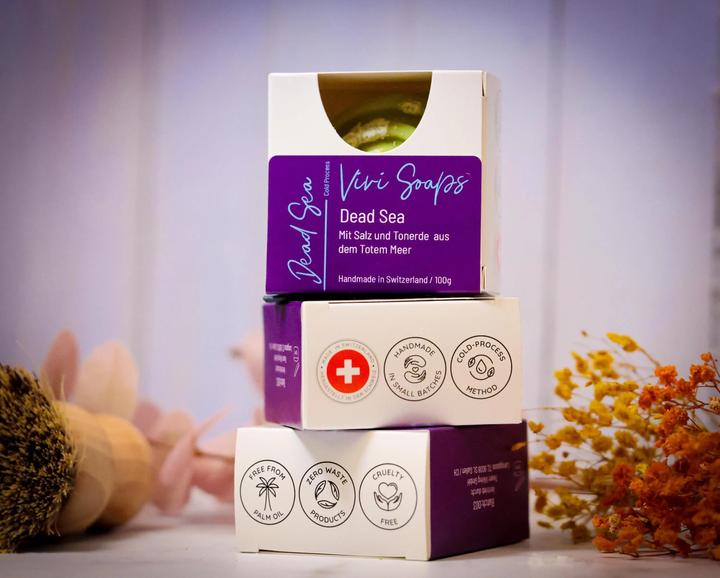 Produktbild Vivi Soaps Dead Sea - Salzseife (Hartseife)
