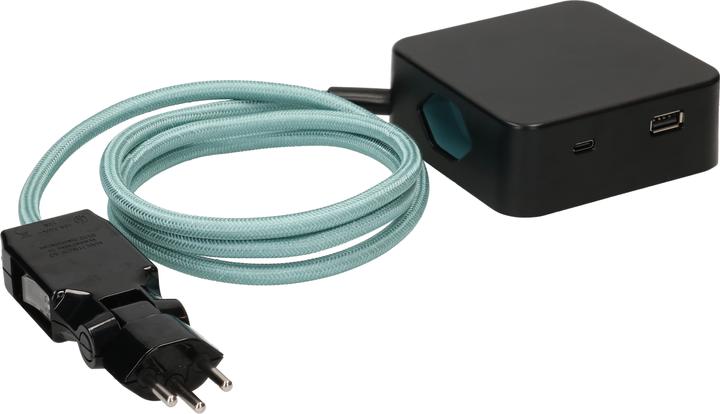 Immagine prodotto Max Hauri Cubo maxTEX (5 x, Tipo 13, USB-C, USB-A, 2 m)