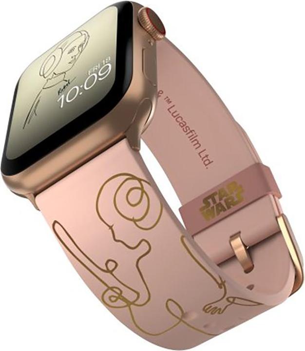 Actual product image Moby Fox Star Wars bracelet pour smartwatch Leia Organa Rose Gold (Silicone)