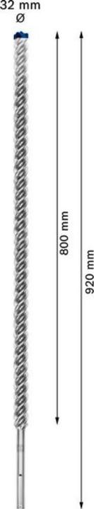 Image du produit Bosch Professional Zubehör Foret marteau Expert SDS max-8X, 32 x 800 x 920 mm (32 mm)